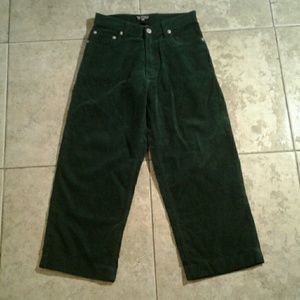 Available Kids Ralph Lauren Green Corduroy Pants Sz 12 NEW!